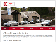 Tablet Screenshot of luigimotors.com